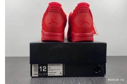 Jordan 4 Red Flyknit Retro 1009